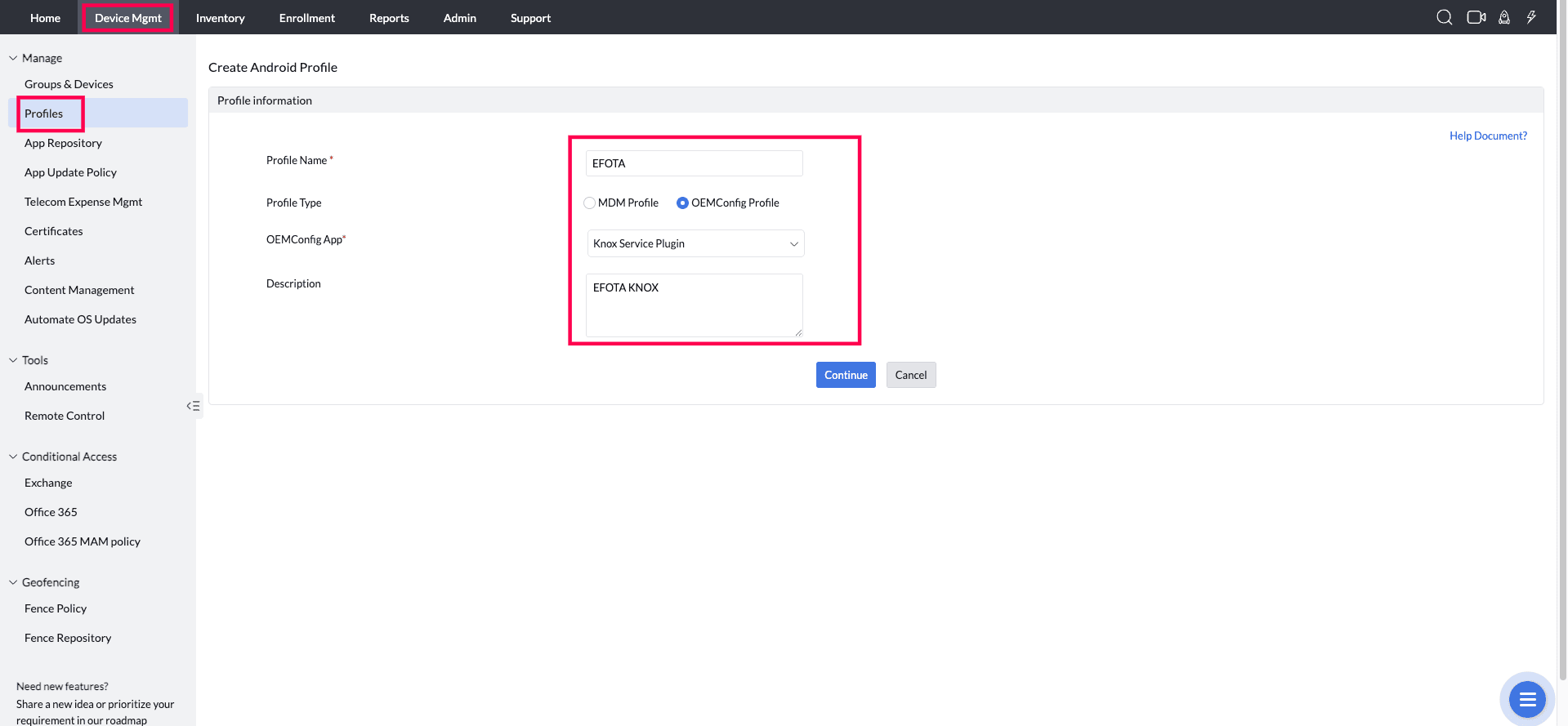 How to Integrate MDM with Samsung eFOTA? illustration 6
