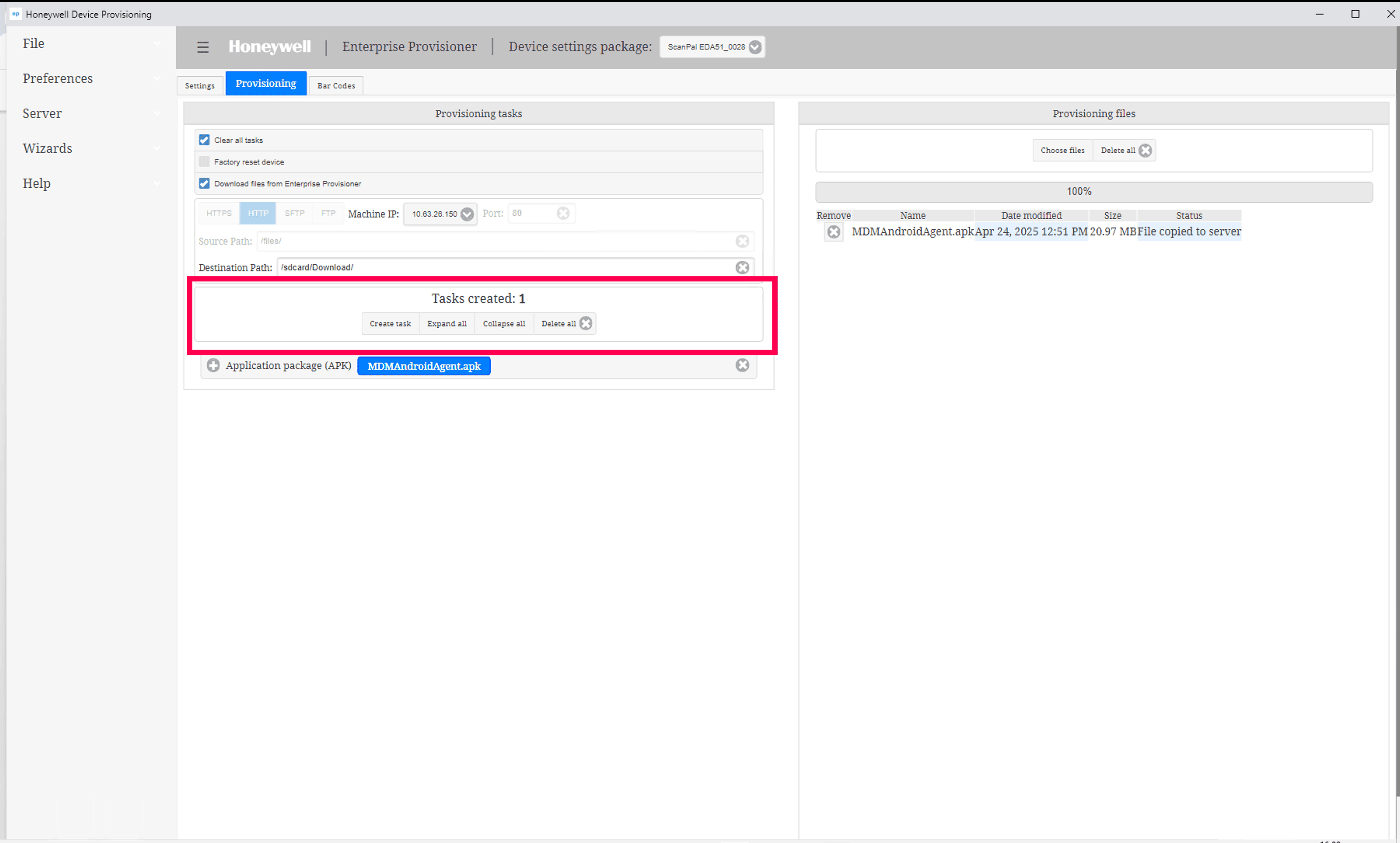 Honeywell Device Provisioning Guide using the Enterprise Provisioner Tool illustration 6