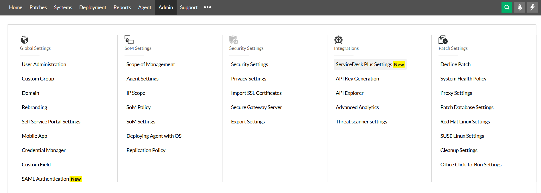 Vulnerability Manager Plus - SDP Integration