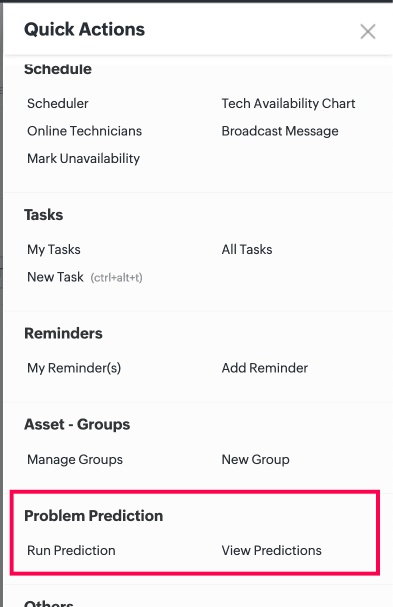 Run Problem Predictions Manually