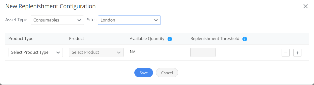 Consumable replenishment