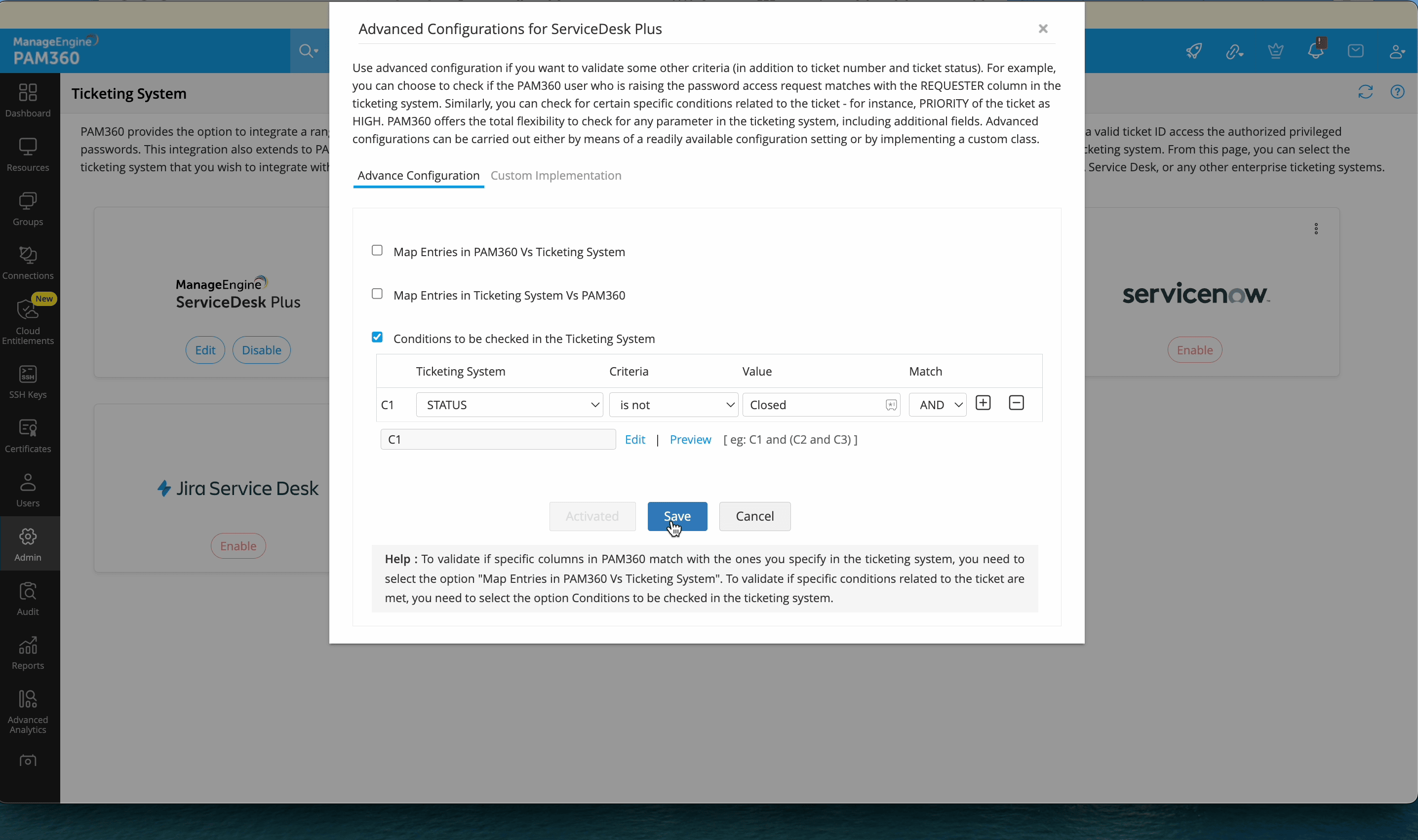 custom-ticket-evaluation-rules