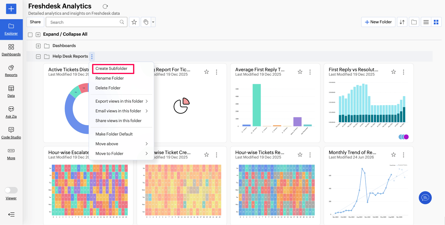 Multi-Level Subfolders in Workspaces