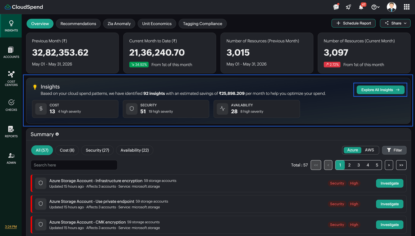 Insights banner