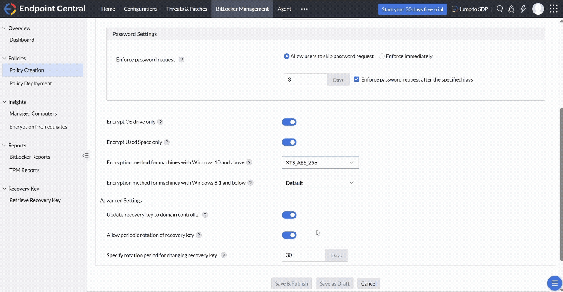 Encryption for Windows 8.1 and below