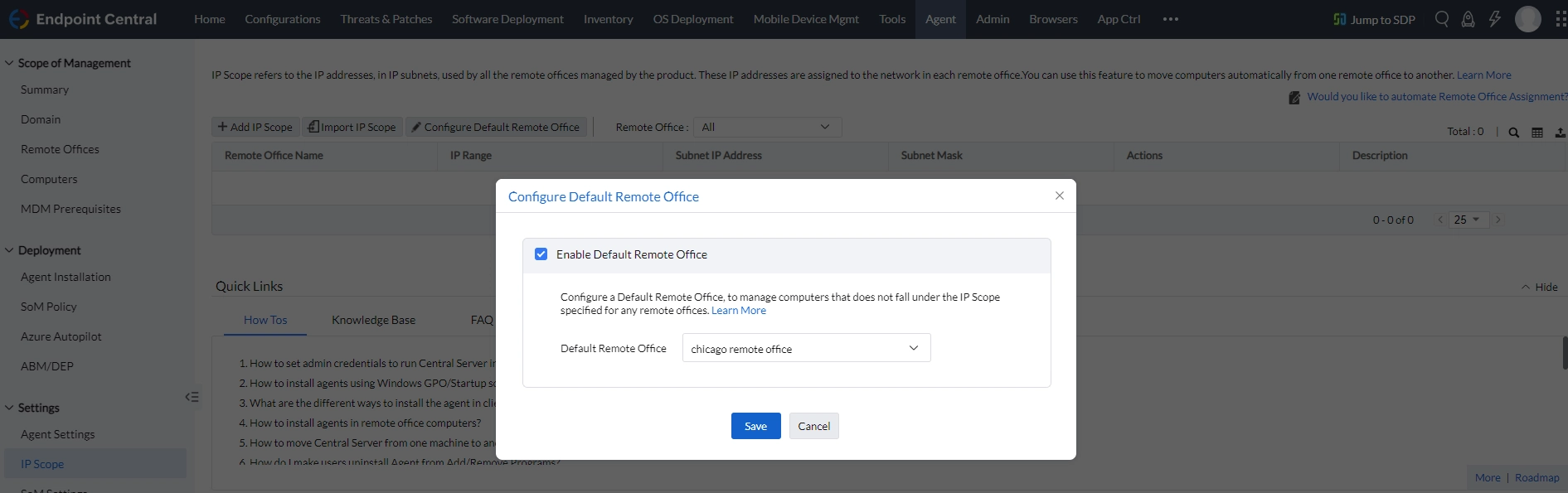 default remote office default remote office