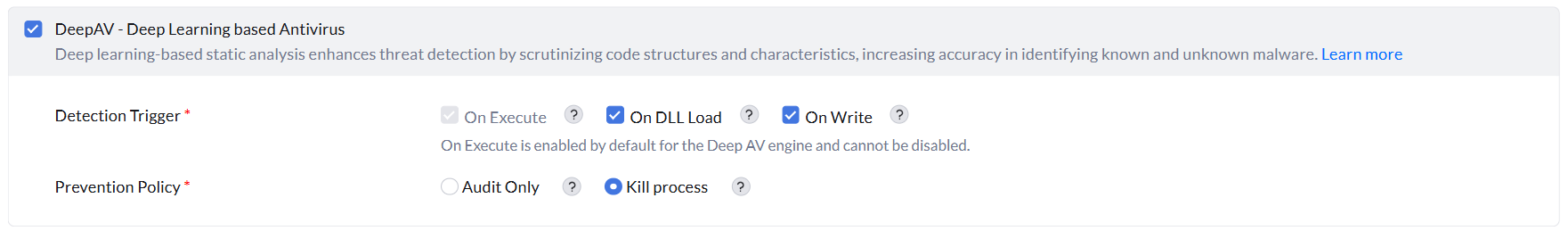 DeepAV - Deep Learning based Antivirus
