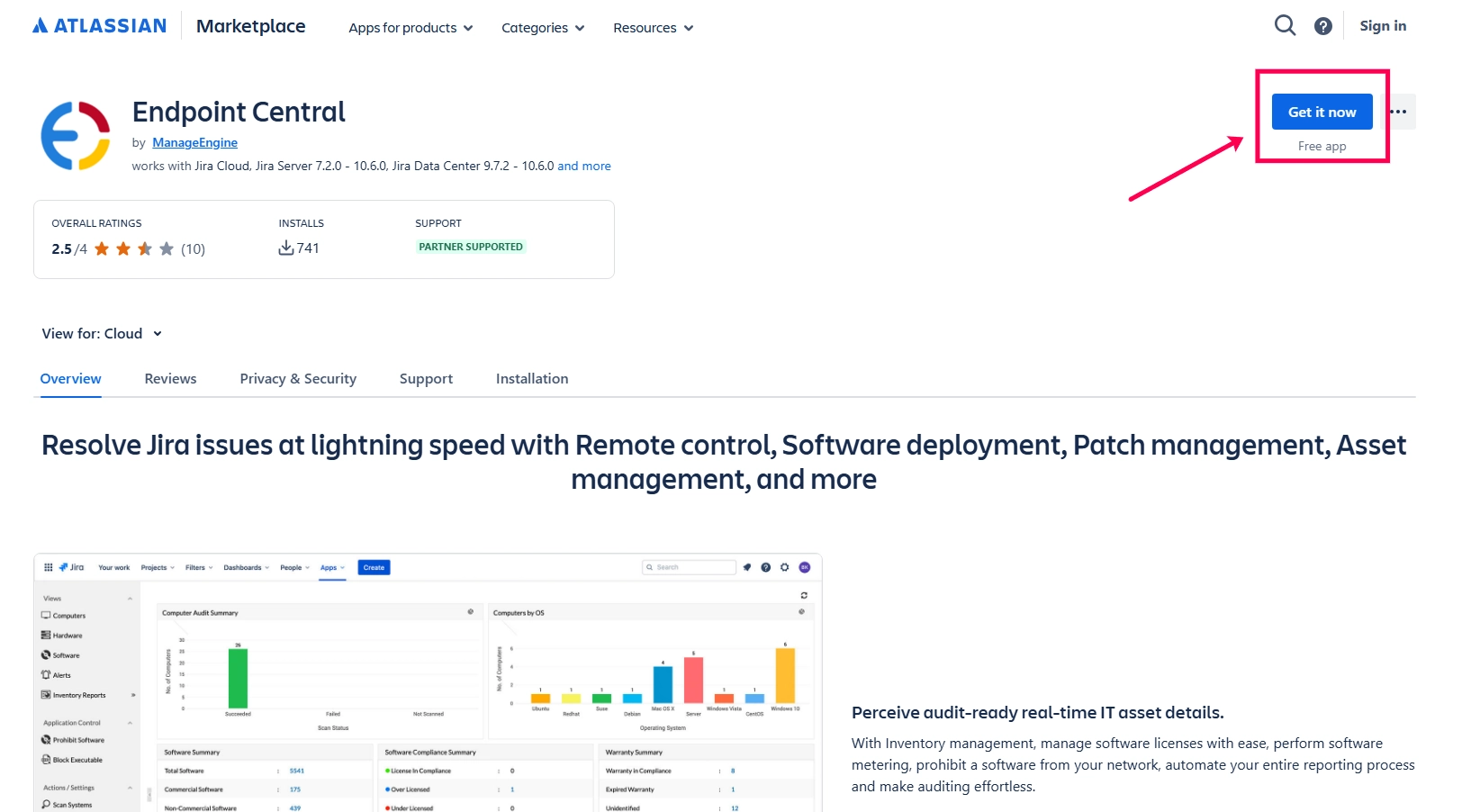 App in Atlassian Marketplace App in Atlassian Marketplace