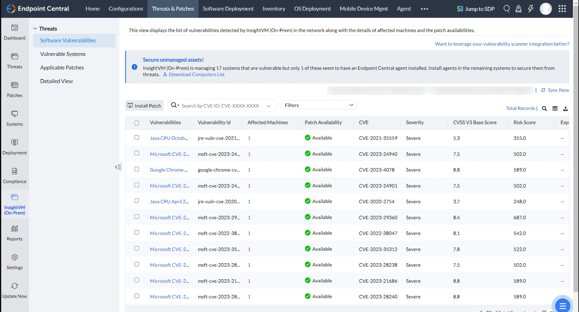 View Rapid7 InsightVM Vulnerabilities View Rapid7 InsightVM Vulnerabilities