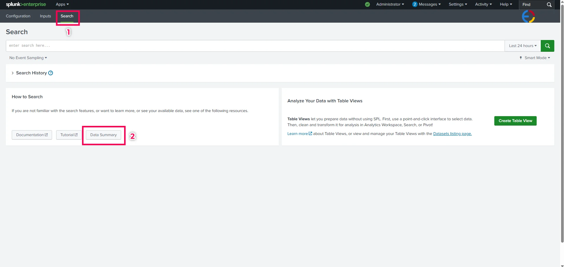 Splunk Search Tab Splunk Search Tab