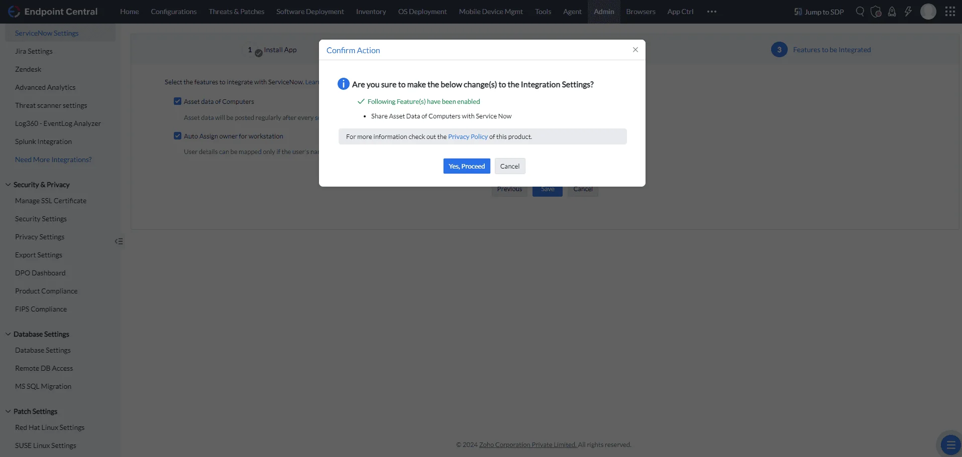 Service Graph Connector Setup Finalize Service Graph Connector Setup Finalize