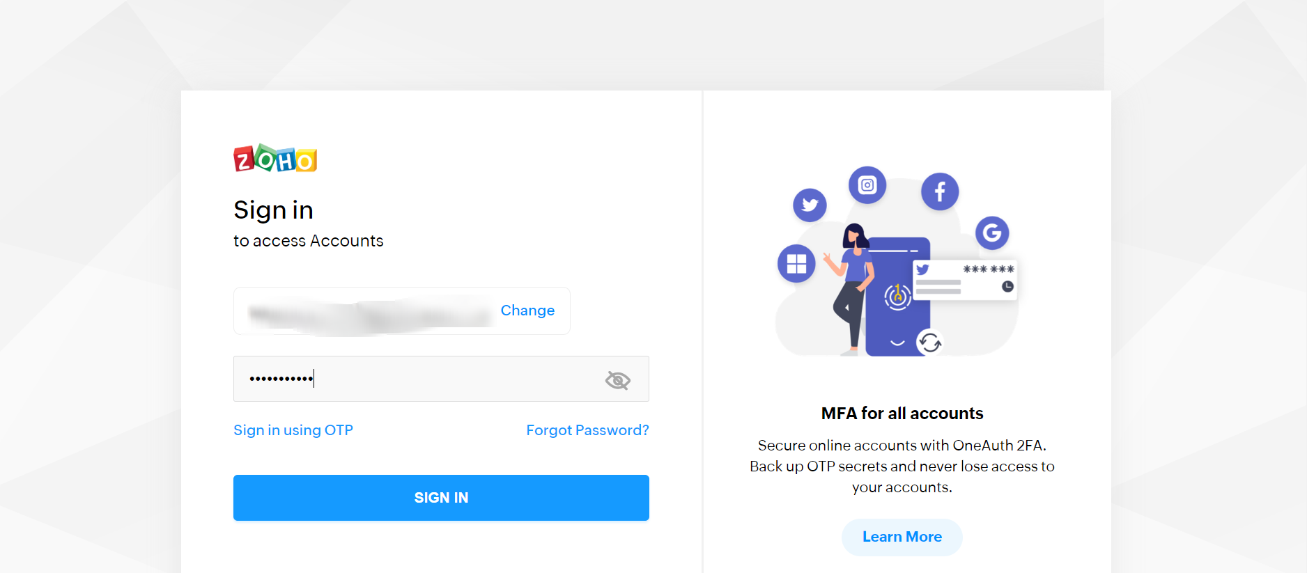 Migration Tool - Cloud Login