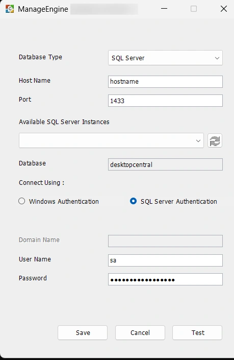 sql database sql database