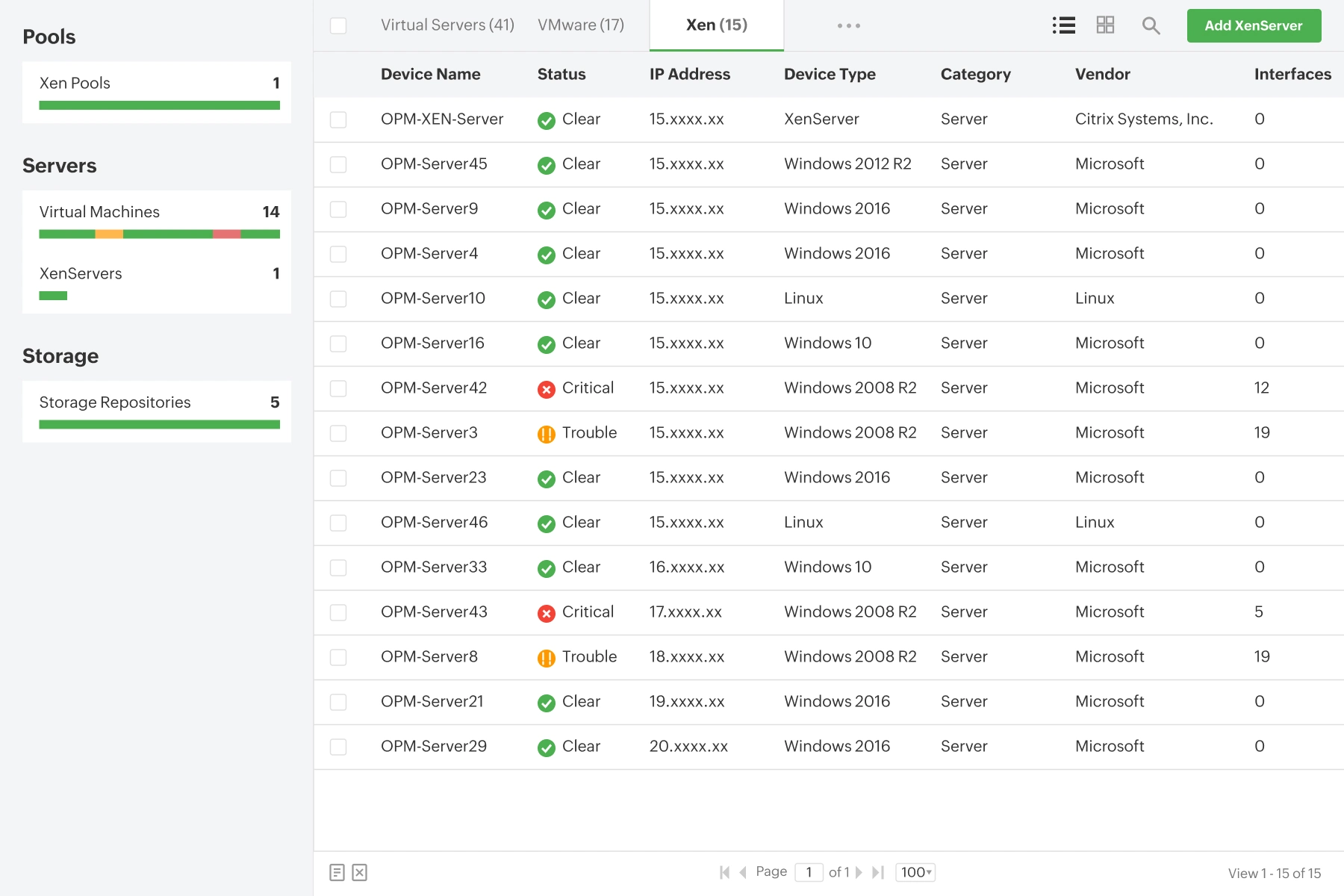 Xen hypervisor discovery