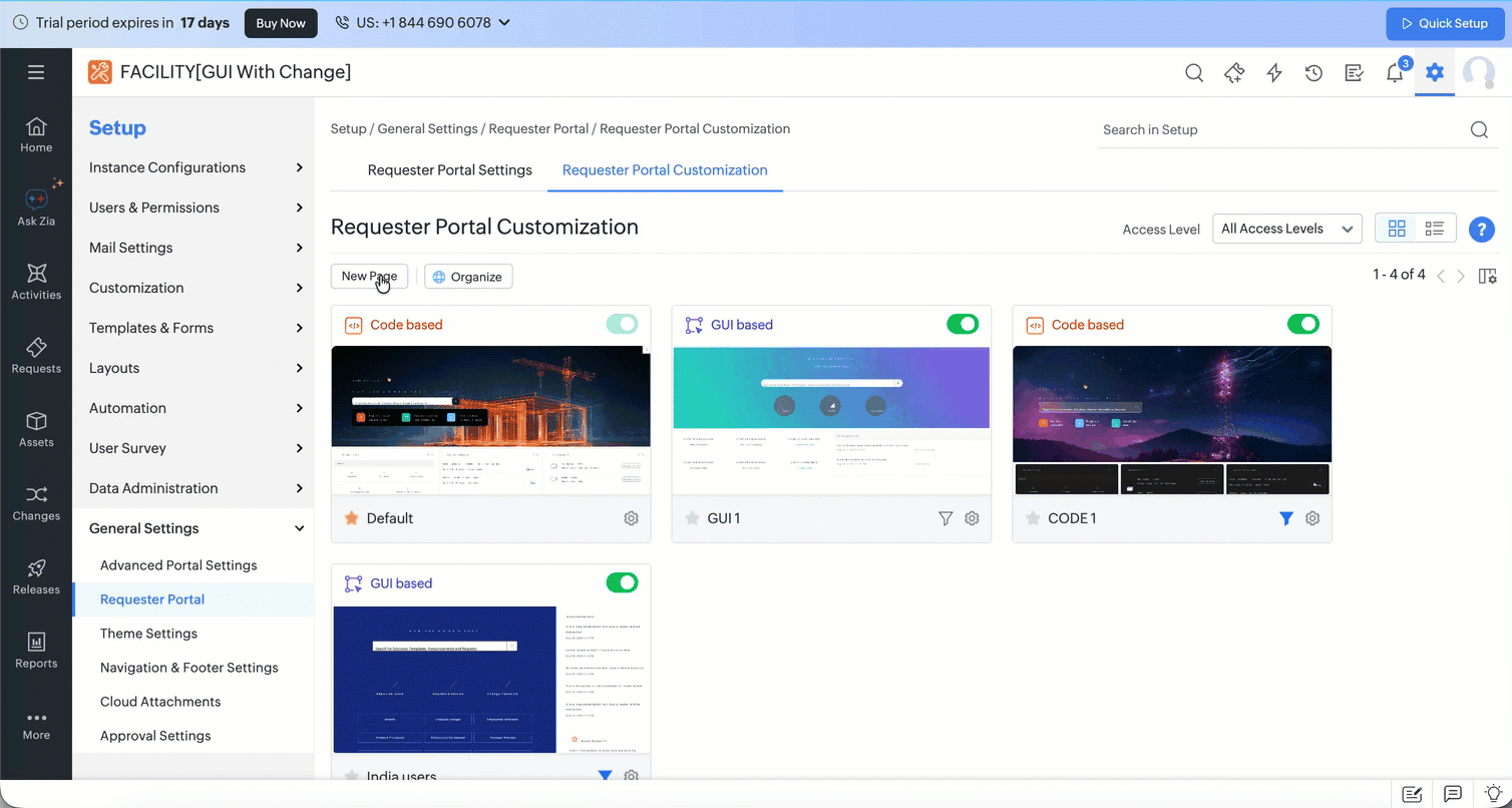 Requester Portal Customization Enhancement Requester Portal Customization Enhancement