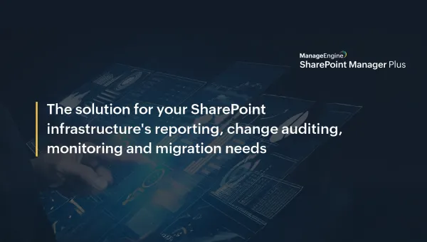 SharePointManager Plus brochure