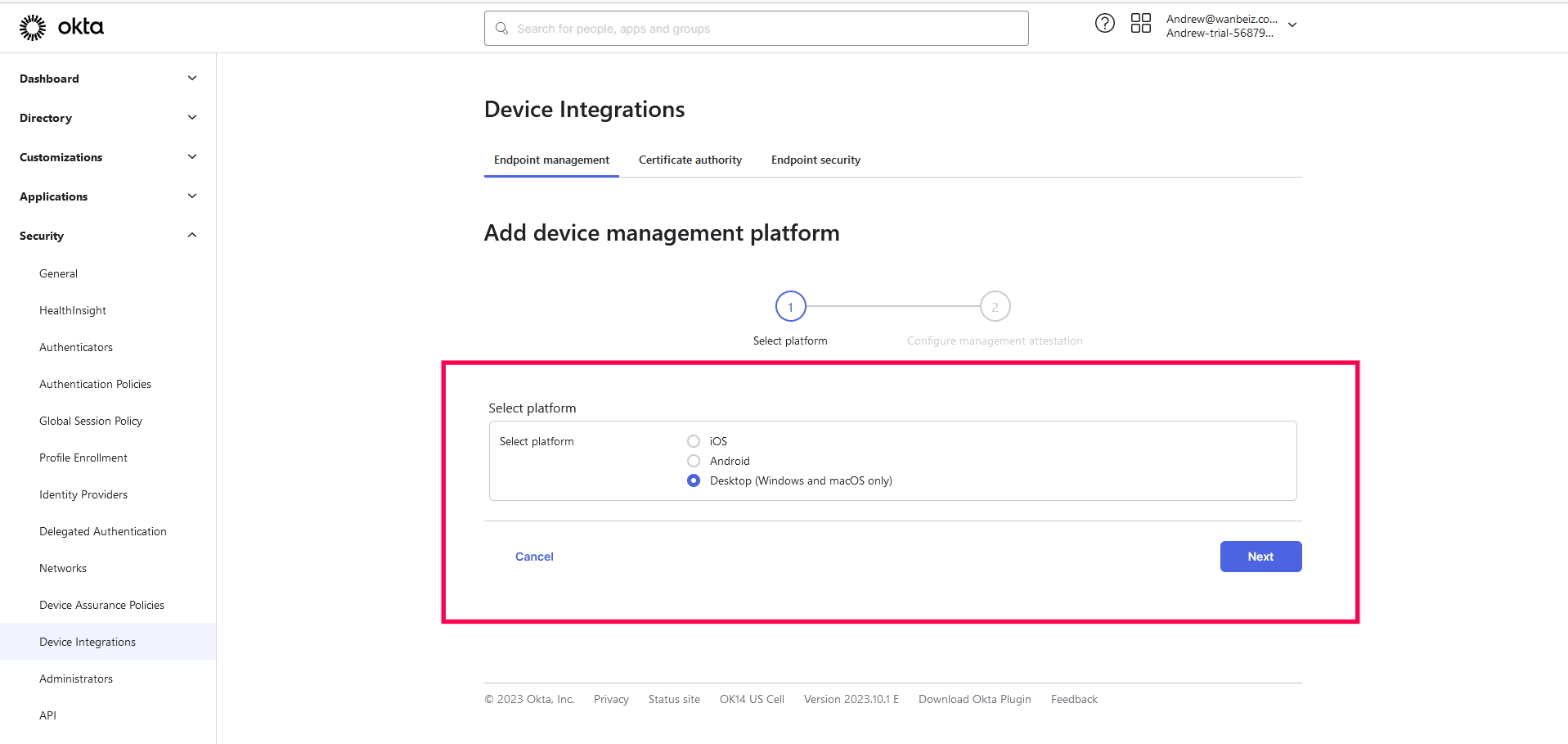 How to attain Okta Device Attestation for Windows devices? illustration 4