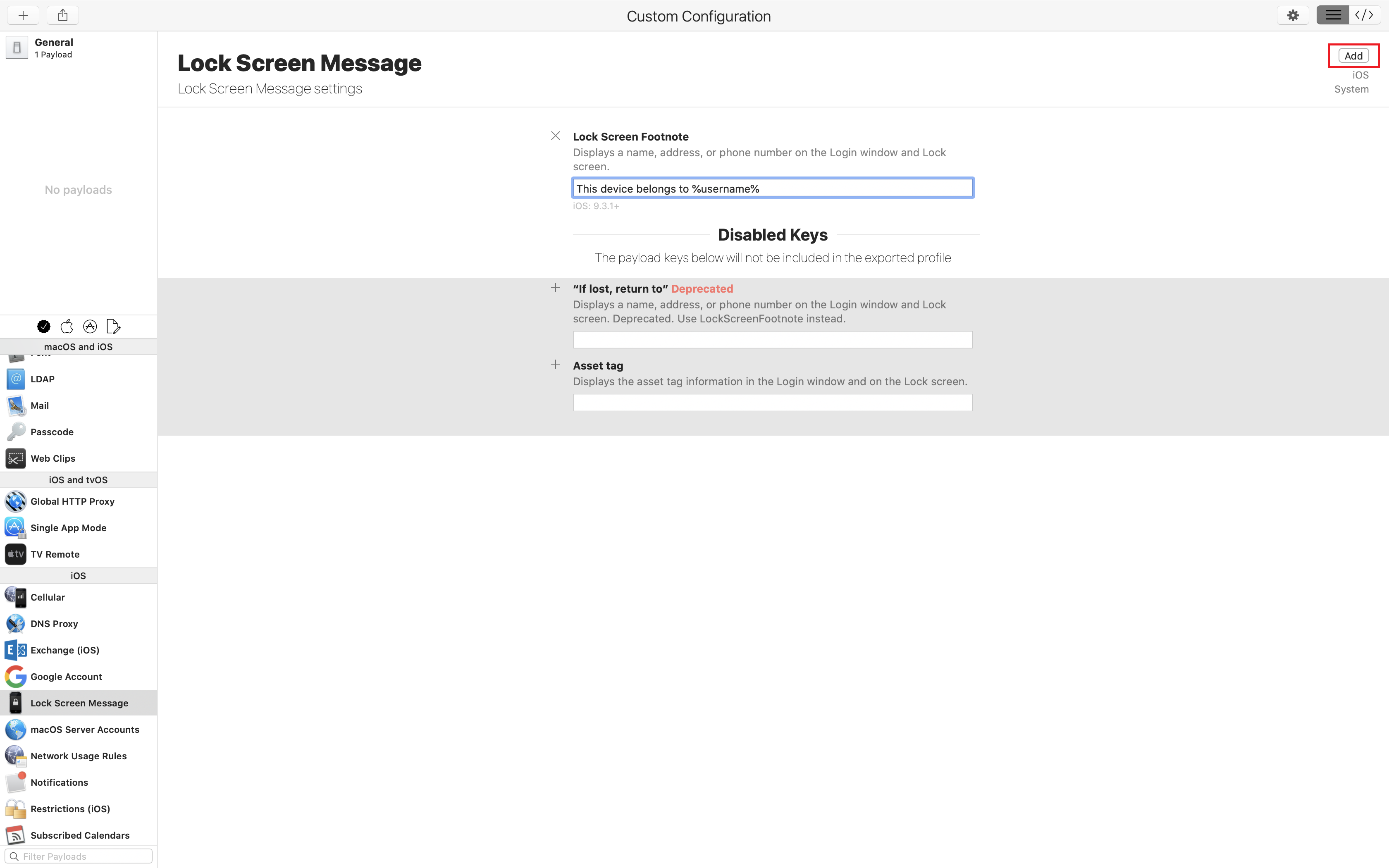 How to create Custom Configuration profiles using ProfileCreator? illustration 5