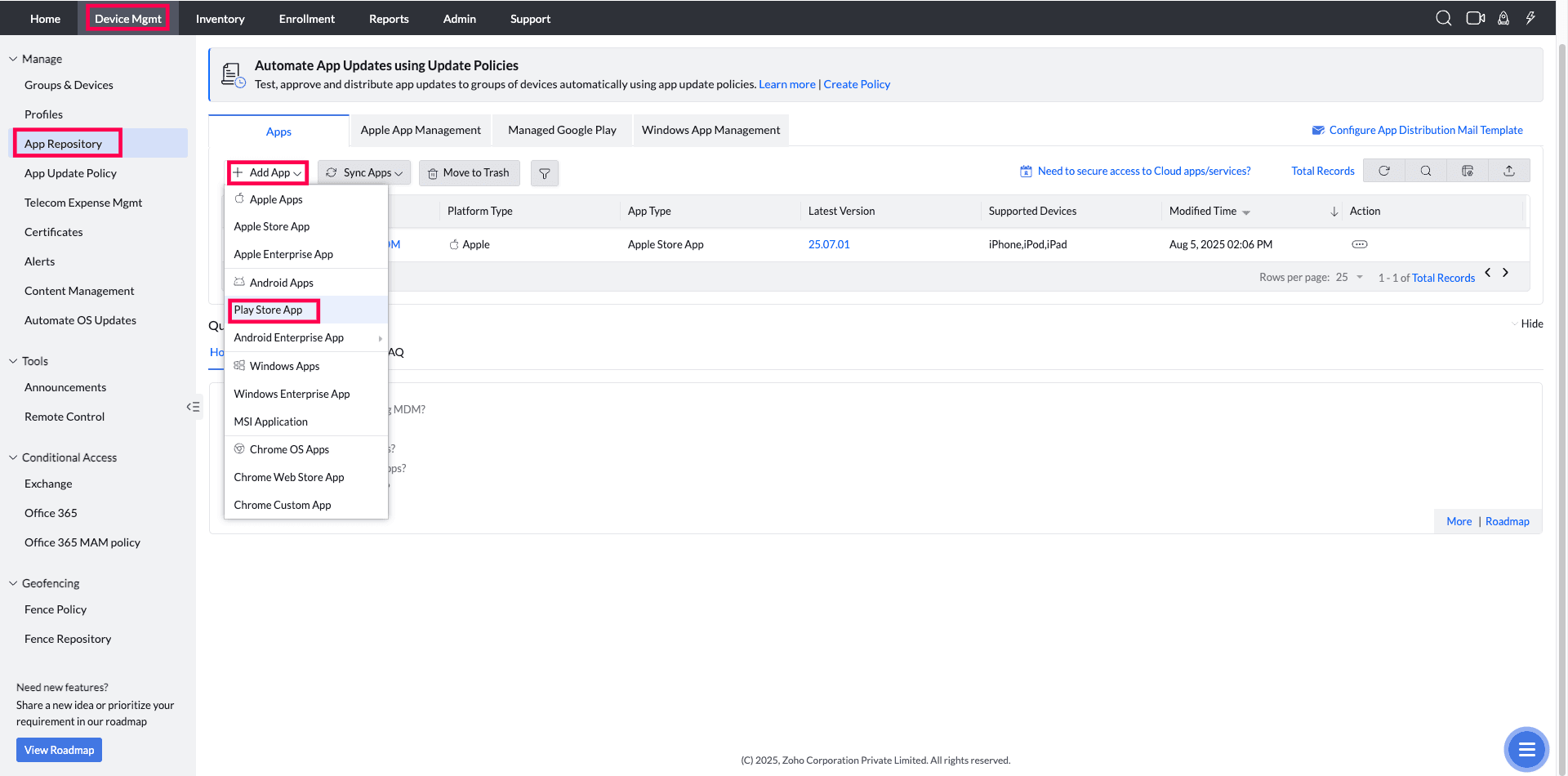 How to Integrate MDM with Samsung eFOTA? illustration 3