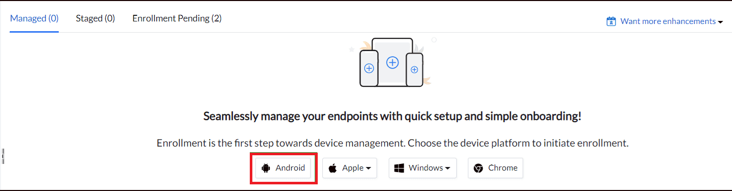 How to enroll your first Android device? illustration 3