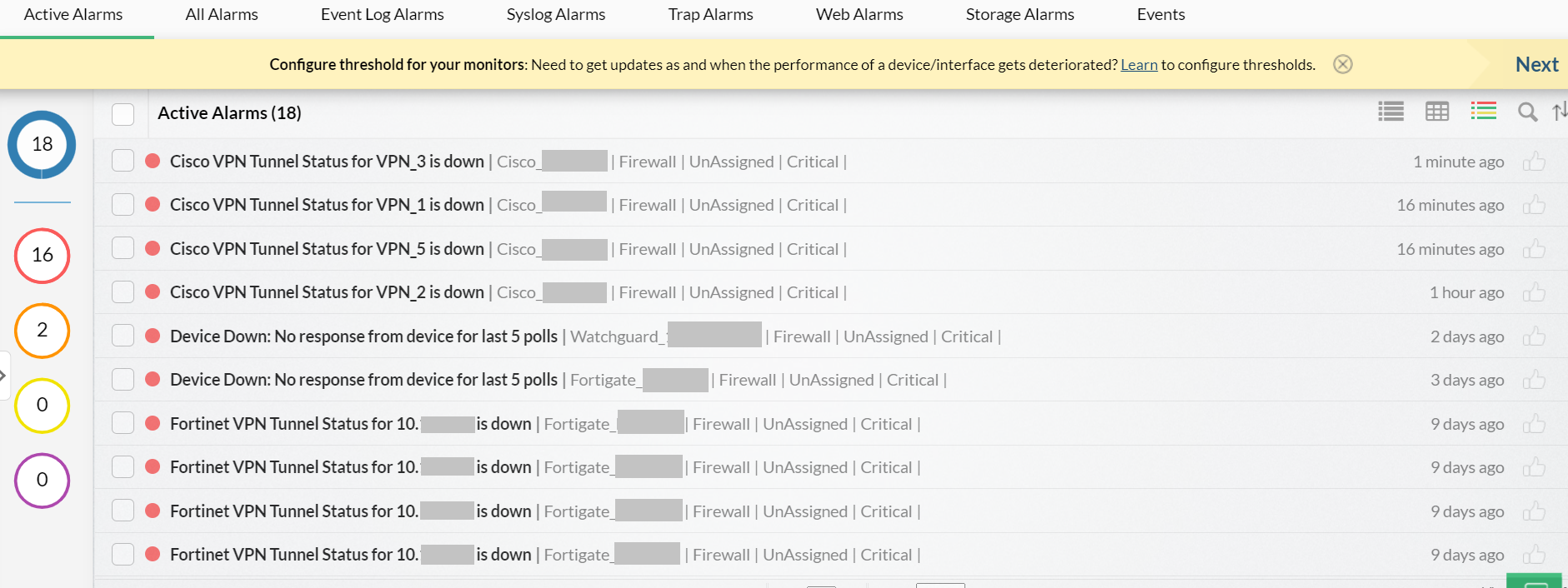 VPN Monitoring Tool: Real-time performance monitoring and troubleshooting alerts