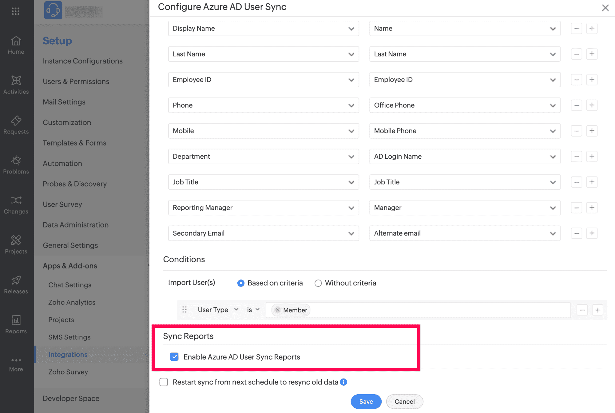 Azure User Sync Enhancements