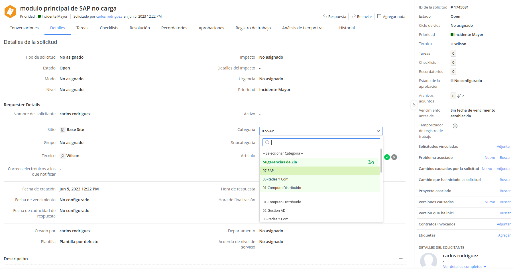 Spanish Support for Zia