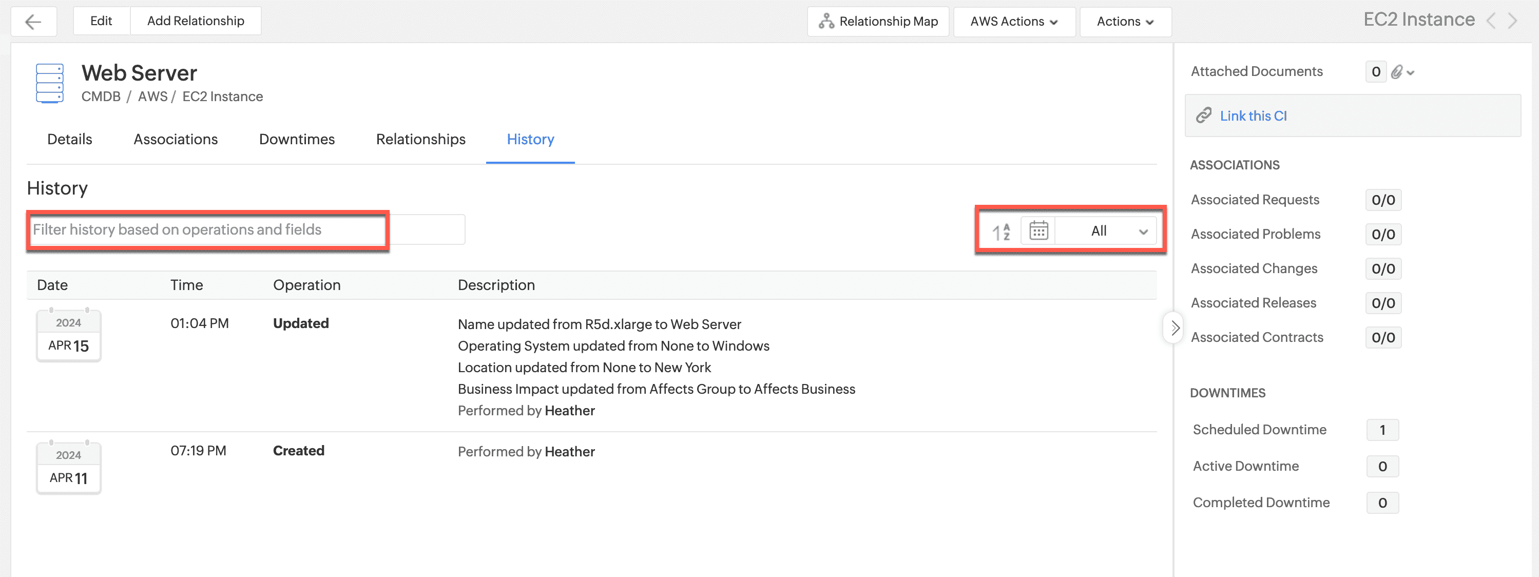 Custom Menu for CMDB
