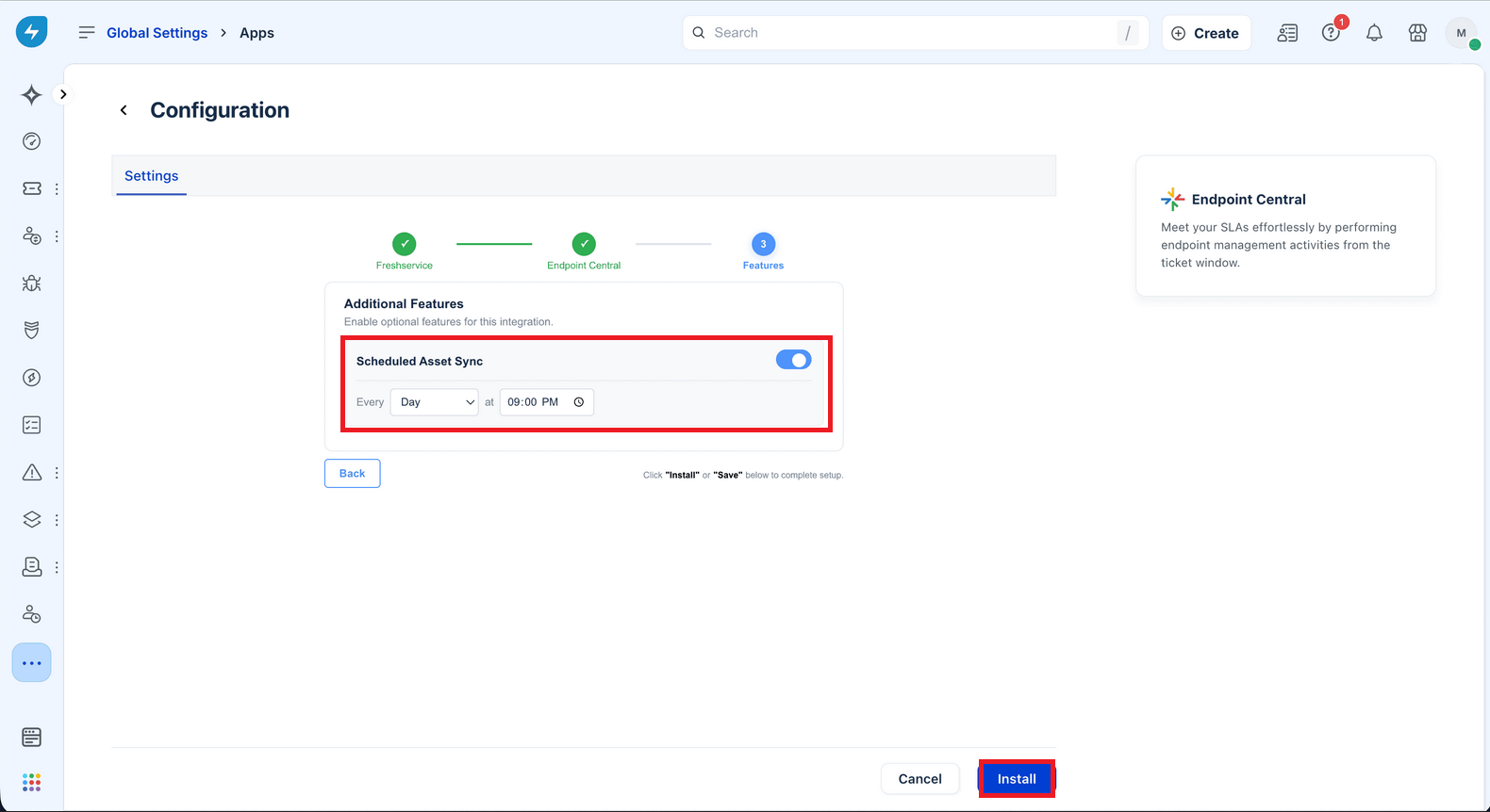 freshservice-validate-1 Freshservice integration validation successful