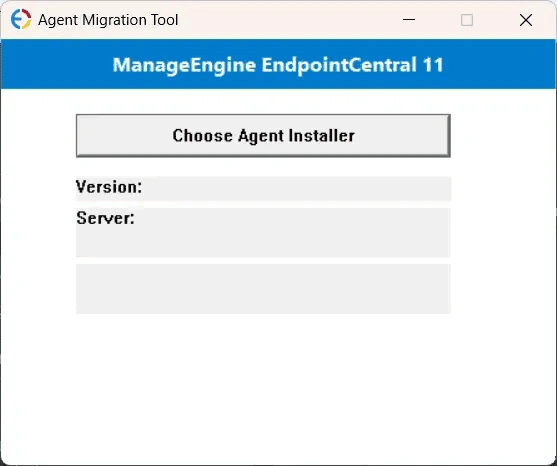 AgentMigrationTool - Choose Agent Installer AgentMigrationTool - Choose Agent Installer