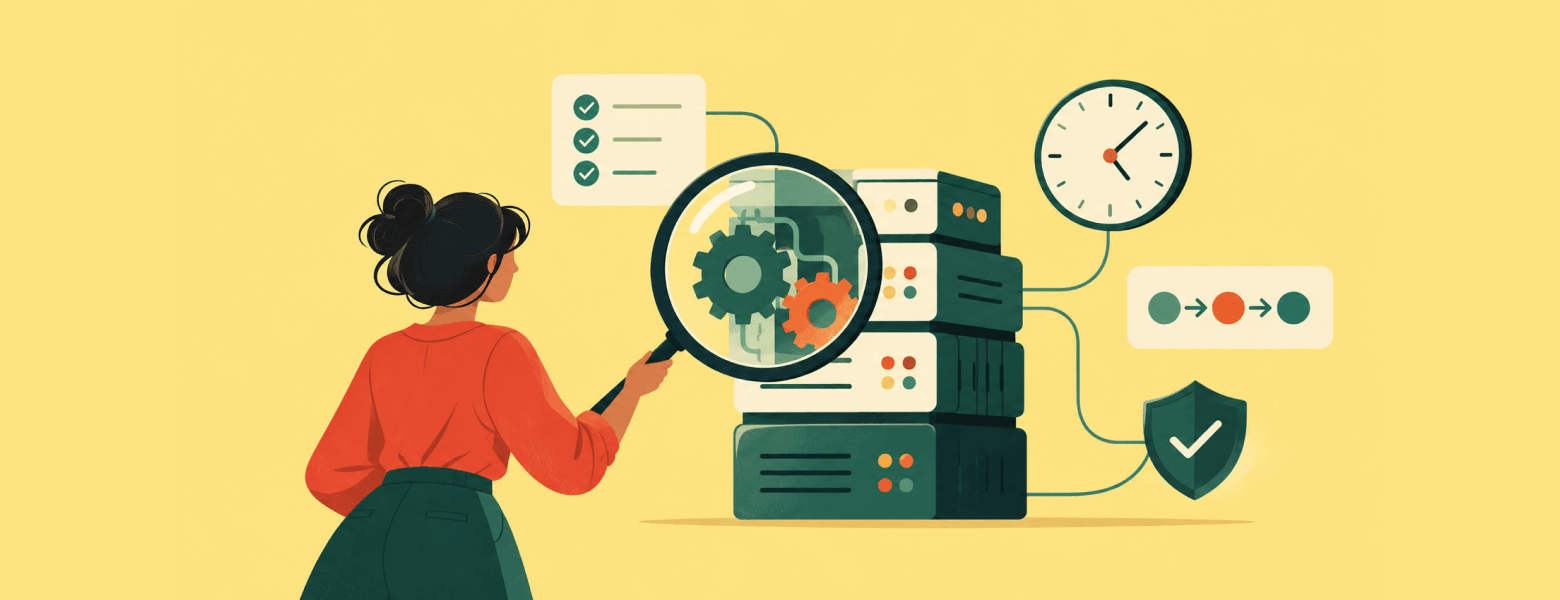 Production server patching with approvals, clusters, and maintenance windows in view.