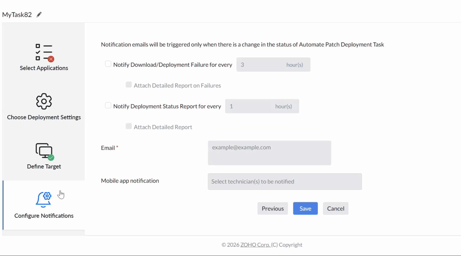 Configure Notifications