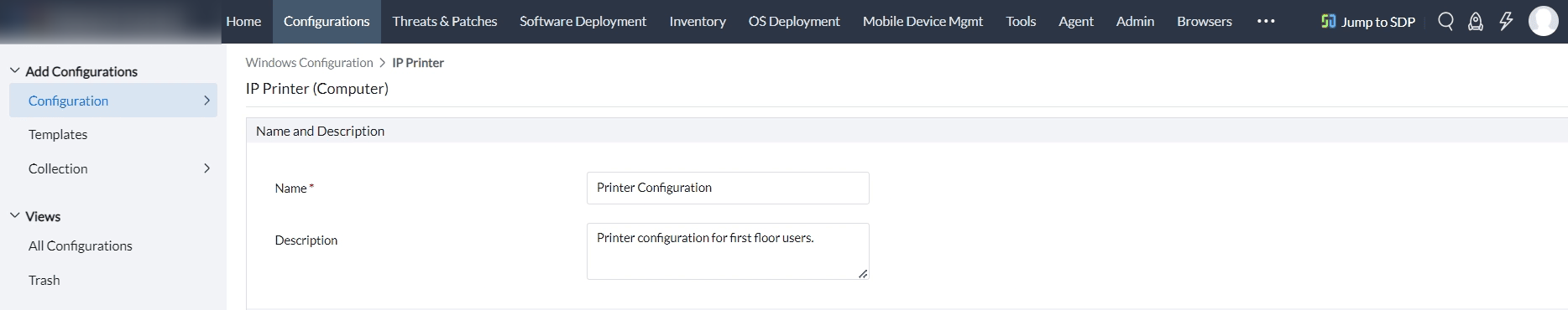 Printer Configuration Printer Configuration | Computer Configuration