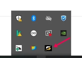 Rebranded agent tray icon with new logo