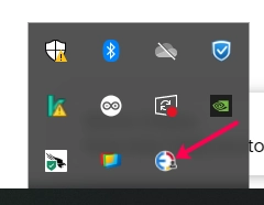 Default agent tray icon before rebranding