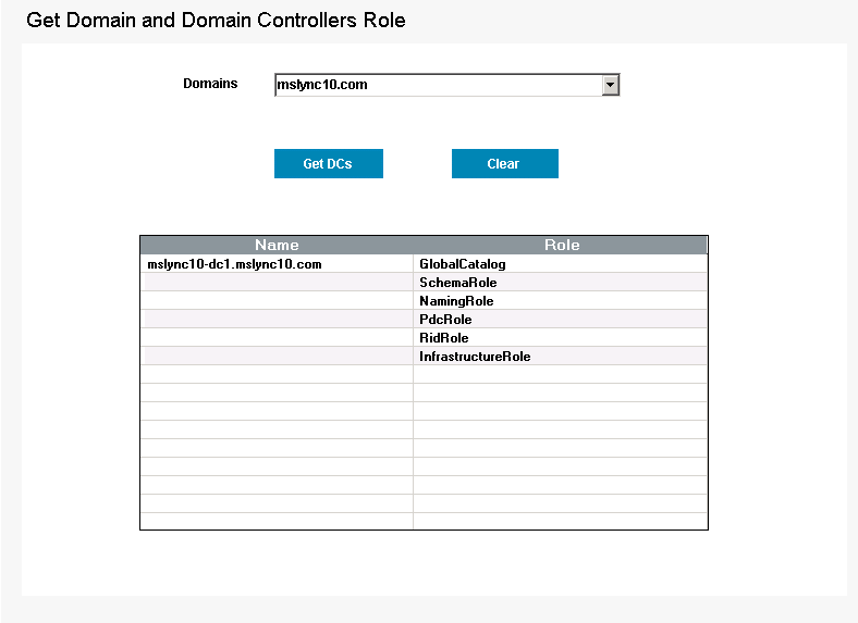 Get Domain and Domain Controllers Tool Get Domain and Domain Controllers Tool