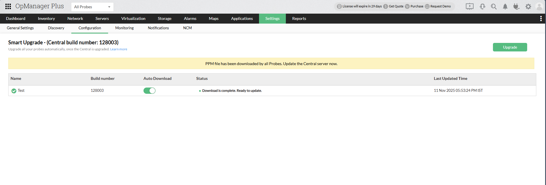 Smart upgrade steps in Failover configured servers: Smart upgrade for old model Failover