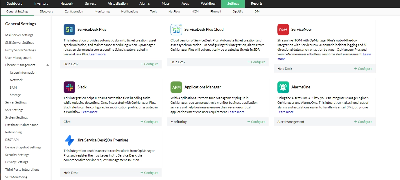 Monitor Network Infrastructure - ManageEngine OpManager Nexus