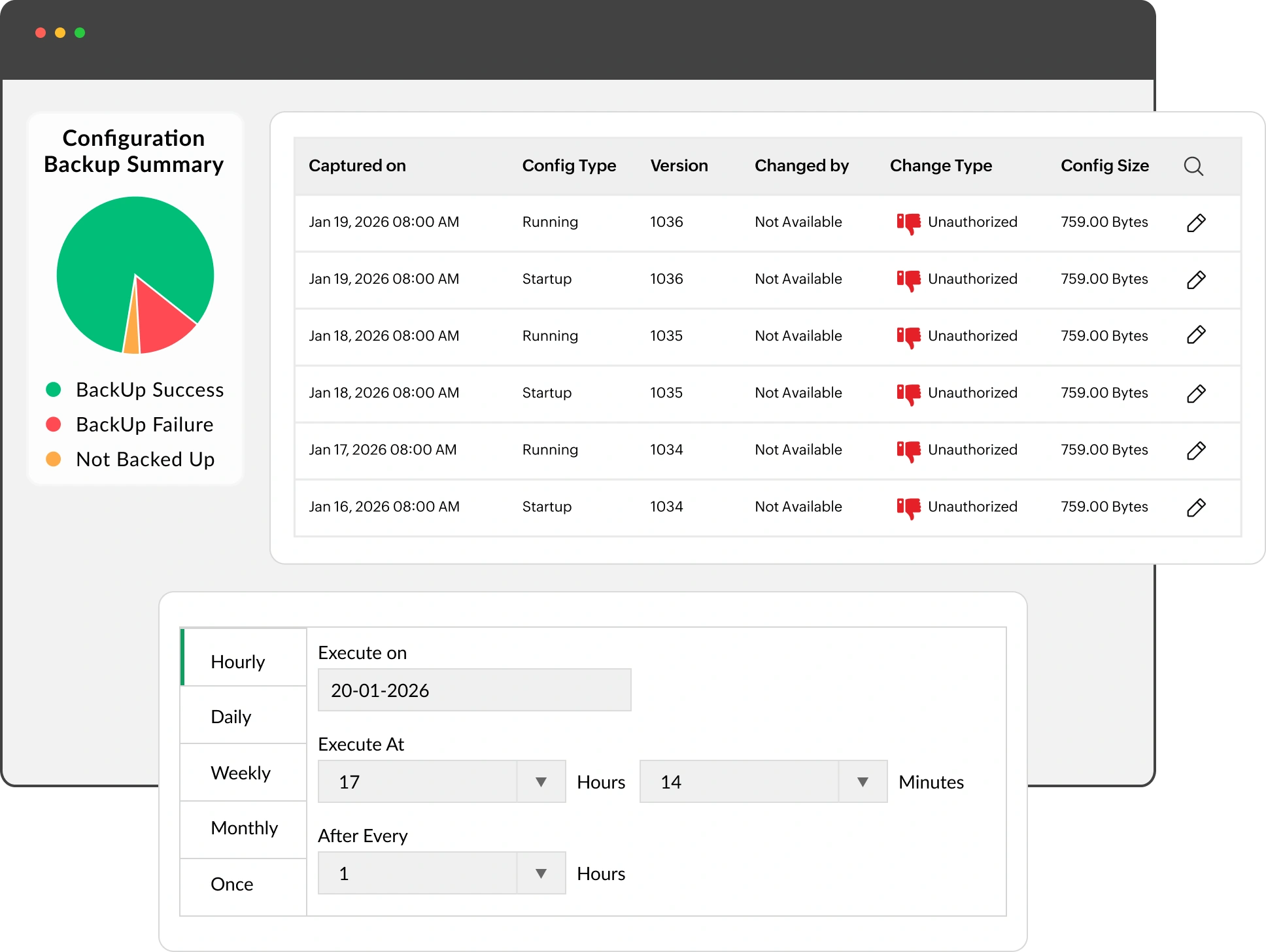 Configuration backups