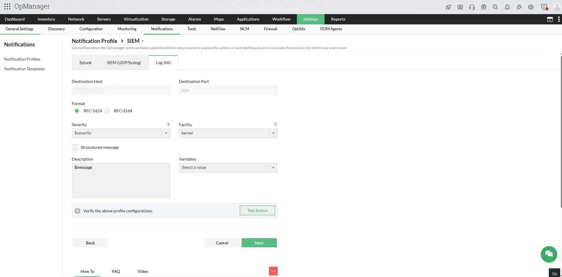 Log360-OpManager