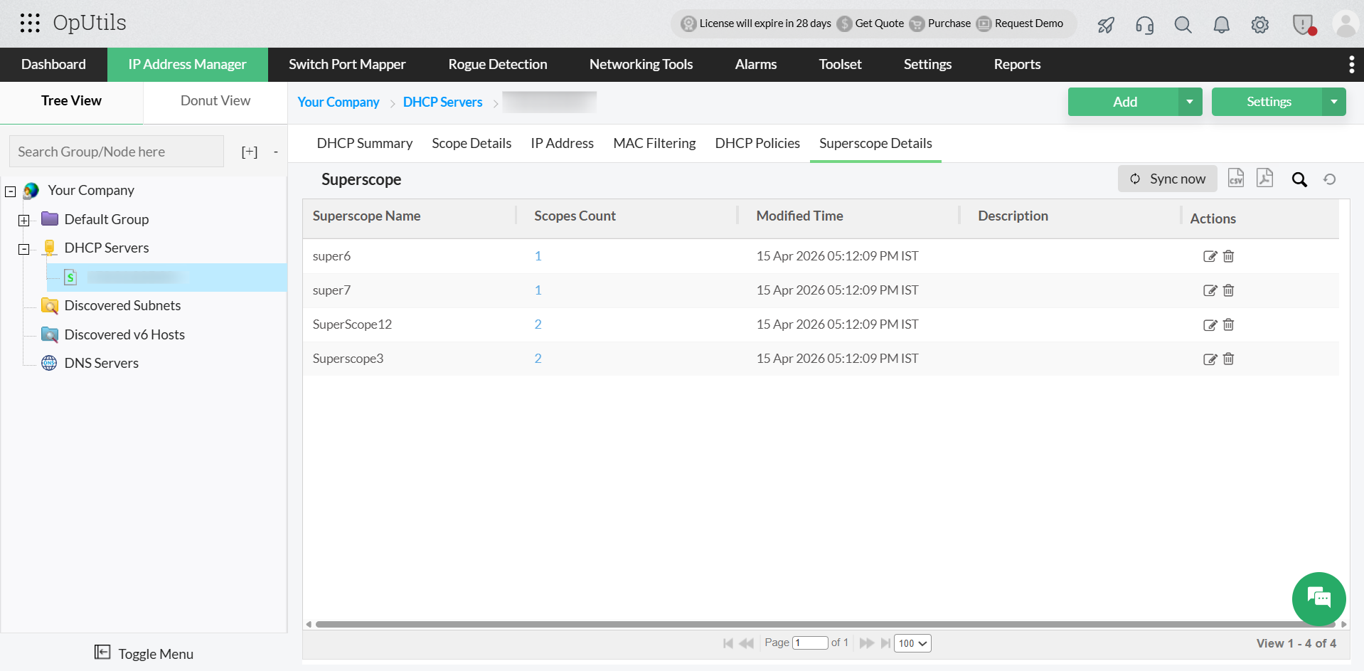 DHCP superscope 1