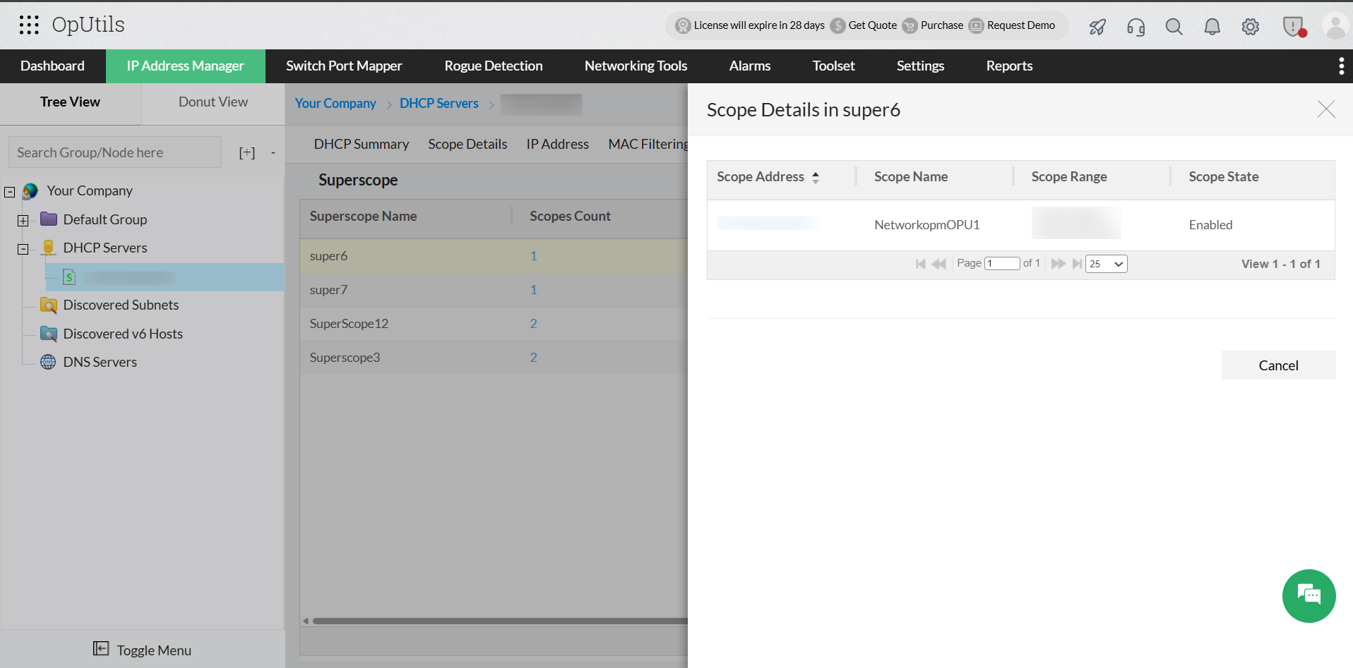 DHCP superscope 5