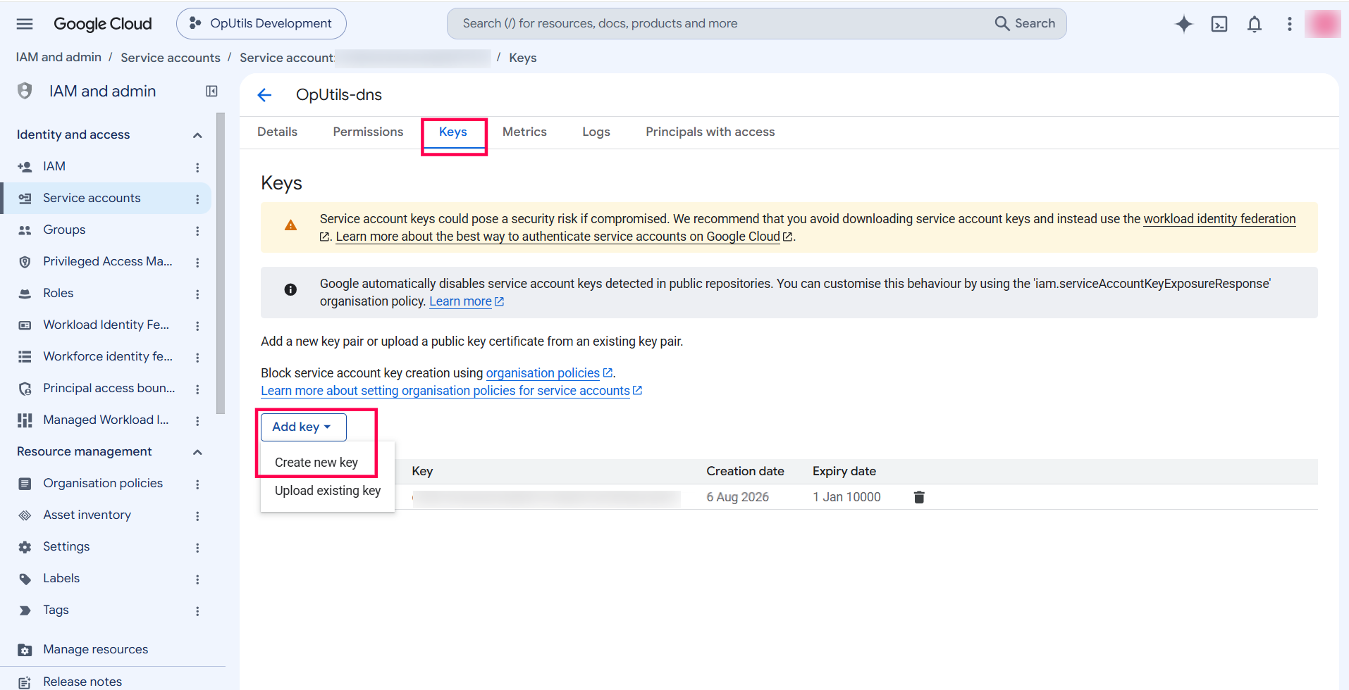 GCP DNS Management - ManageEngine OpUtils