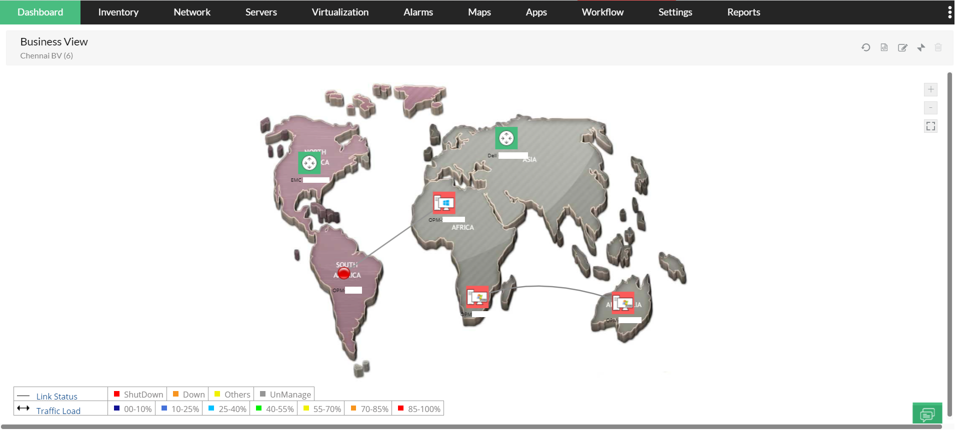 Business views - ManageEngine OpManager