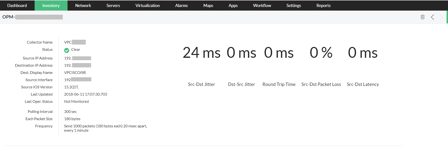 Voip Monitoring in OpManager: Proactive VoIP performance monitoring