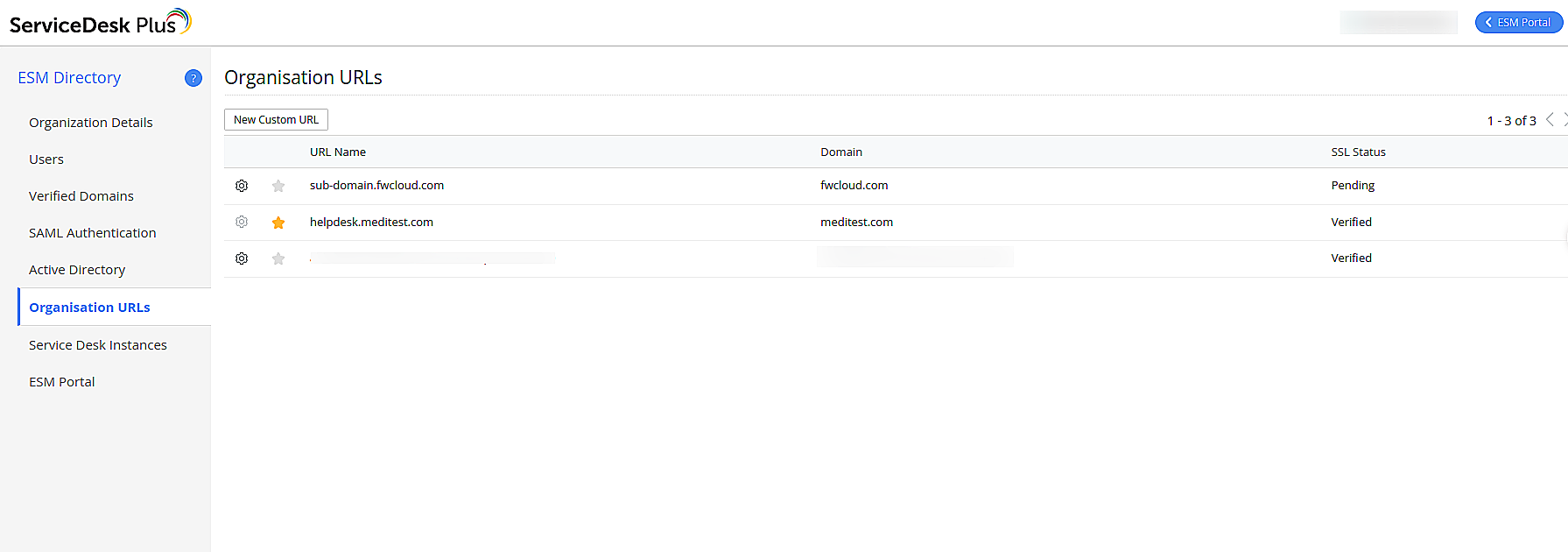 Adding a Custom URL