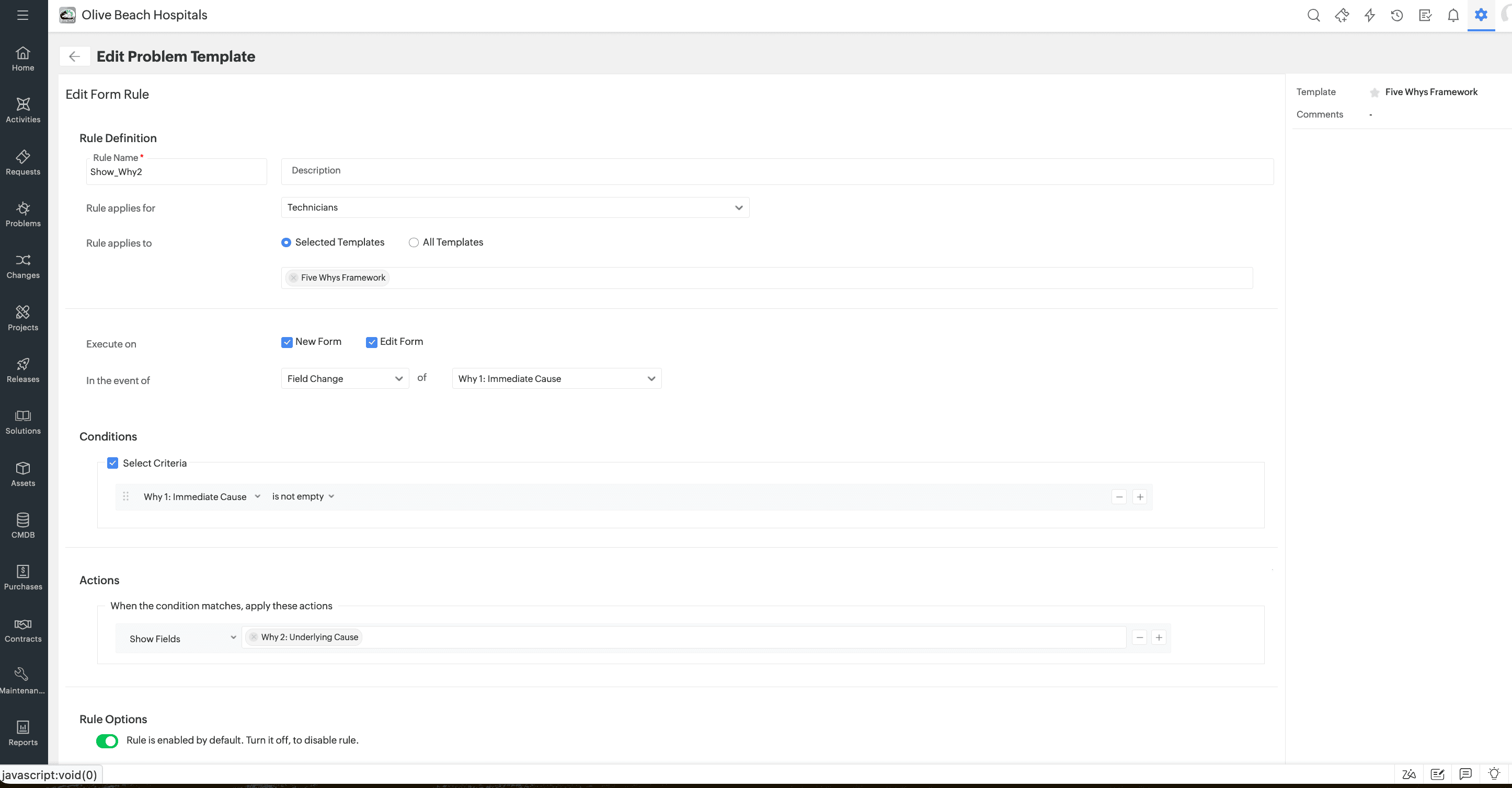 Problem management lifecycle
