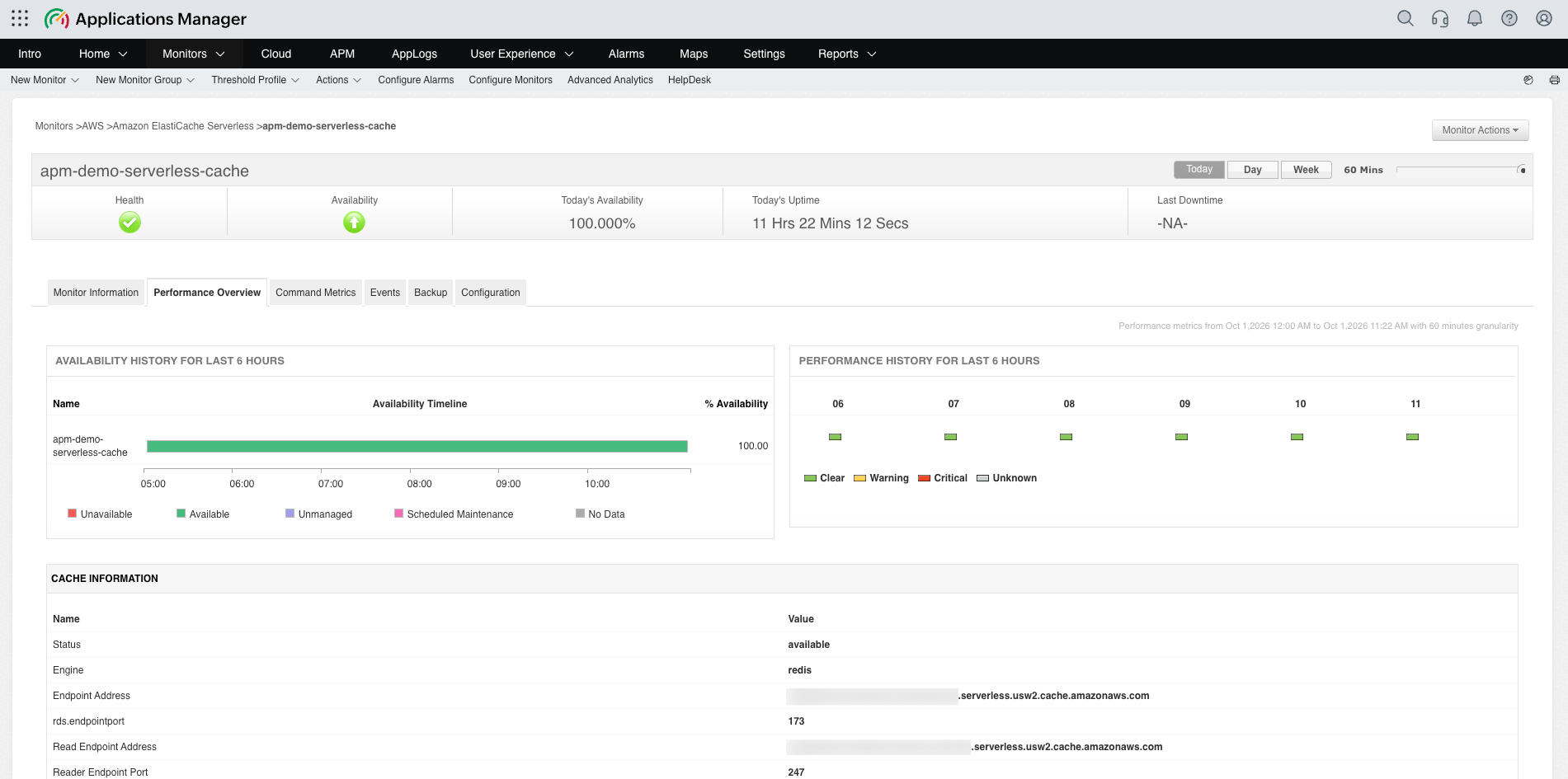 Amazon ElastiCache Serverless Performance Overview