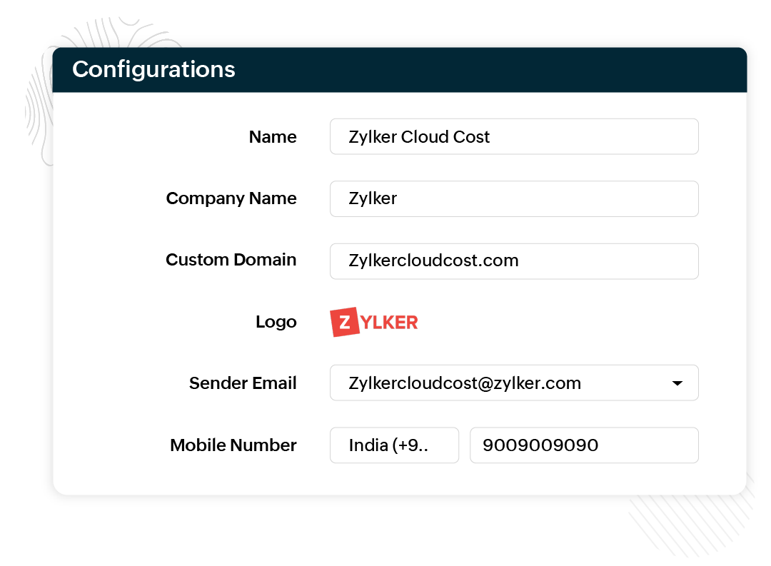 White-labeled experience