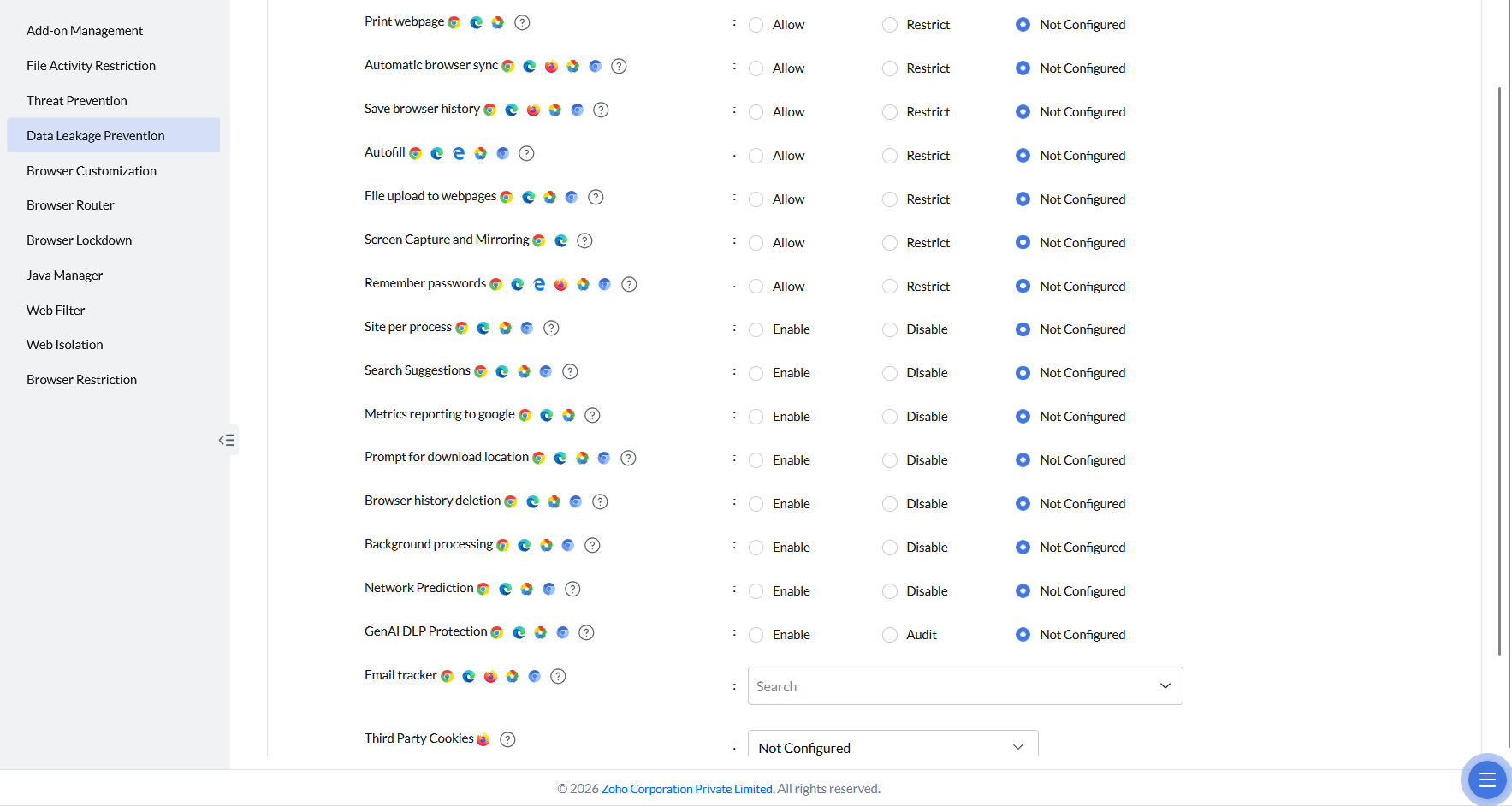 Data Leakage Prevention